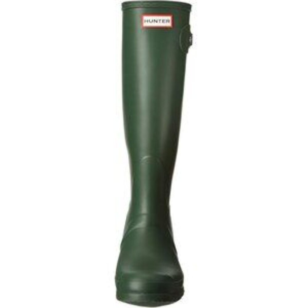 New Hunter Women's Original Tall Waterproof Rain Boots Size 7 Green Adjustable - Picture 8 of 10